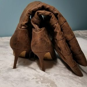Brown Wide Calf Boots